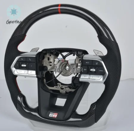 For Customized Forged Carbon Fiber Steering Wheel for Toyota LC300 LC200 LC79 Camry Landcruiser FJ Corolla-Model Land Cruiser 20 view 3