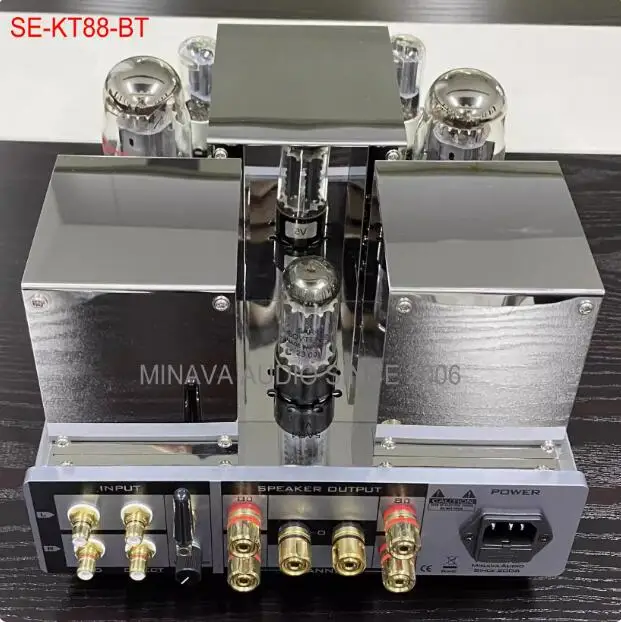 MINAVA AUDIO SE-KT88 12W*2 Single ended Stereo Merger+Pure Rear Class A Gallbladder Bluetooth Electronic Tube Amplifier