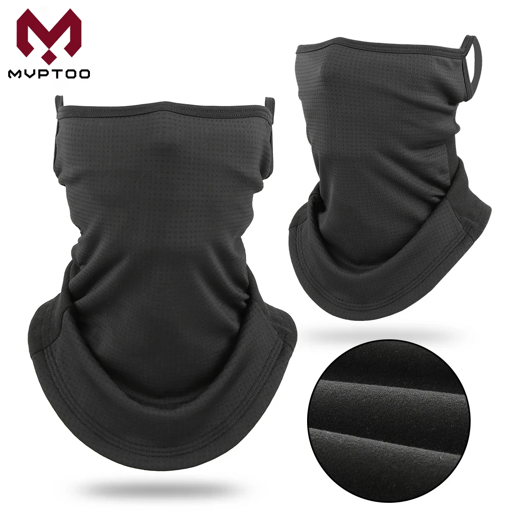 Zimowa ciepła chustka półmaska na twarz Hang-Ear Neck Warmer Gaiter Tube Scarf wiatroszczelna narciarska wędkarska apaszka z pałąkiem na głowę mężczyźni kobiety