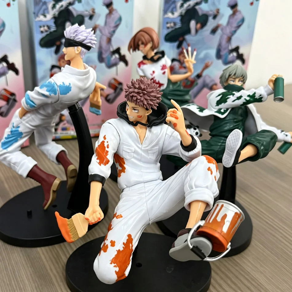 In Stock SEGA Original Jujutsu Kaisen GRAFFITI BATTLE Fushiguro Megumi Kugisaki Nobara Panda Gojo Satoru Anime Figures Toys