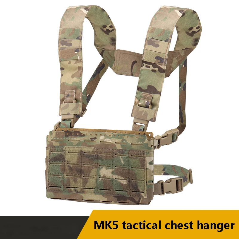 SSMK5 Tactical Chest Hanging Front Panel, Suitable for LV119 SPC JPC2.0 Expansion Assembly MOLLE