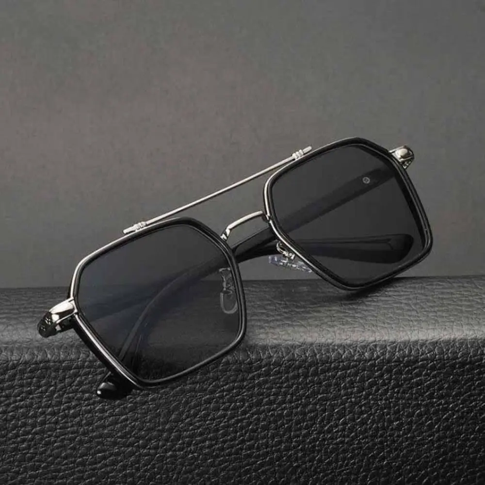 

New PC Full Frame Sunglasses Costume Accessory Decorative Retro HD Sunglasses Lightweight Waterproof Unisex Sunnies Gift
