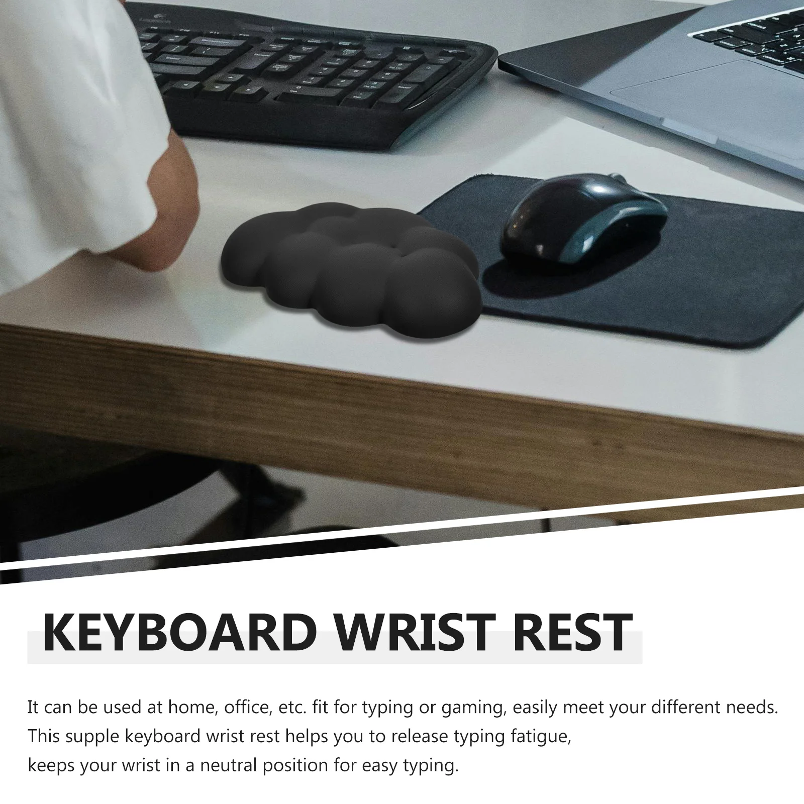 

Mouse Pad Anti-Slip Keyboard Wrist Rest For Home Office Comfortable Typing Gaming Support Cushion Wrist Rest Keyboard