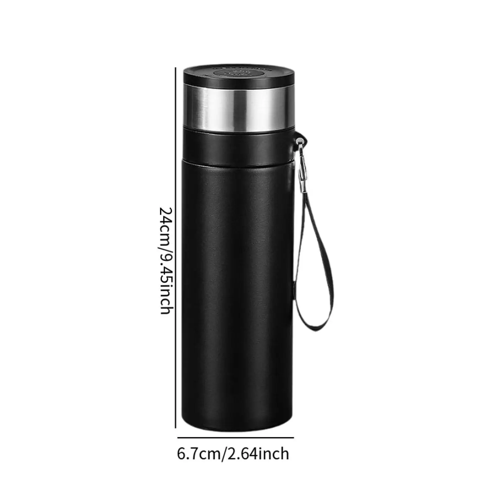 Insulated Water Bottle Drink Bottle Portable Reusable Insulated Cup Water Cup Drinking Cup for Home Commuting Outdoor Camping