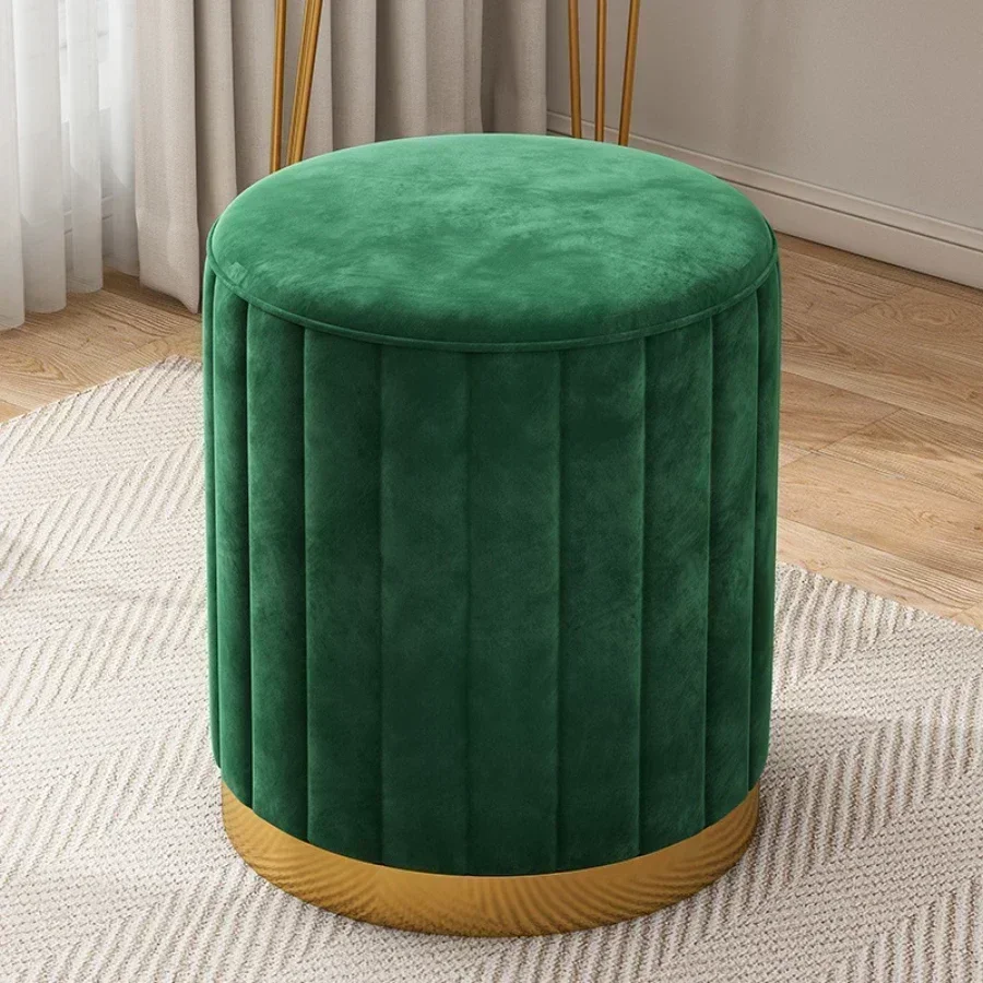 Makeup Stool Luxury Round Stool Chair Bedroom Online Celebrity Storage Bench Sofa Stool Dresser Stool Makeup Chair Small.