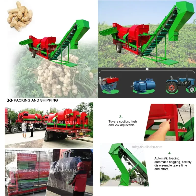 2026 CE Price of Peanut Combine Harvester Groundnut Harvesting Machine Peanut Picker Fresh Peanut Picking Machine