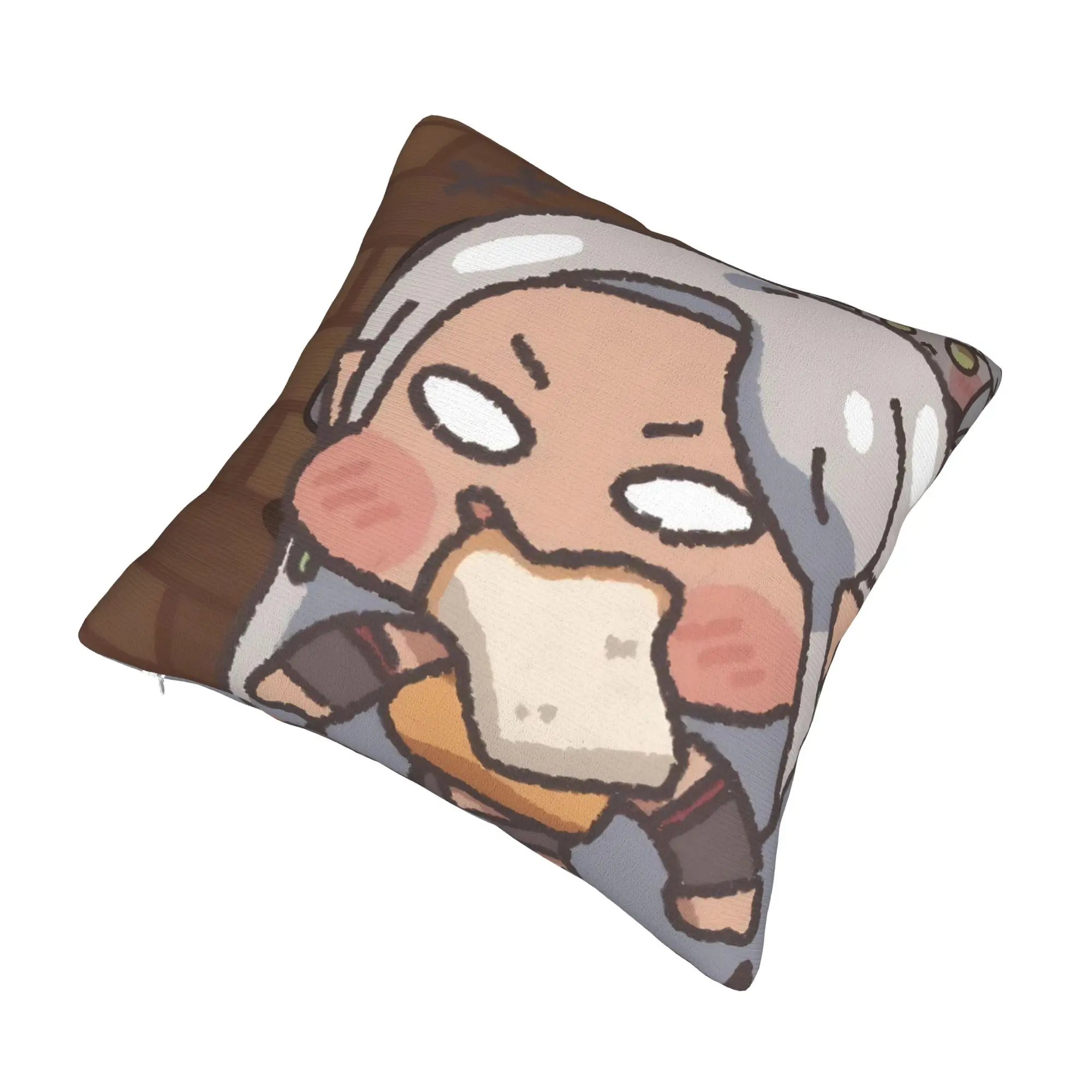 Decorative Pillow Covers Trickcal C-Chibi Go Games Stuff Seat  Throw Pillow Case Cover Square Multiple Sizes