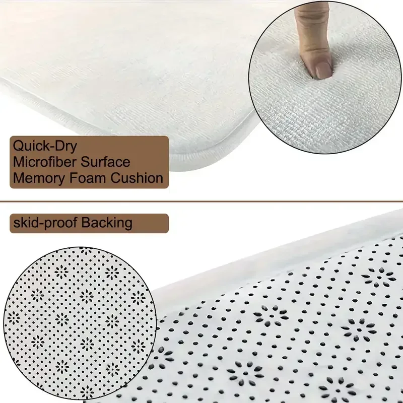 Christmas Gnome Door Mat Plaid Pattern Welcome Rug Festive Home Decor Mat Waterproof Non Slip Floor Protector for Xmas Entranc