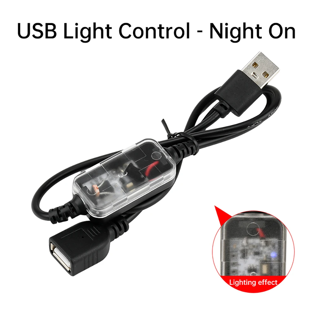 USB Optical Sensing Switch Sensor DC 3.7-24V Optical Sensing Remote Control Timing Sensor for corridor automatic switch