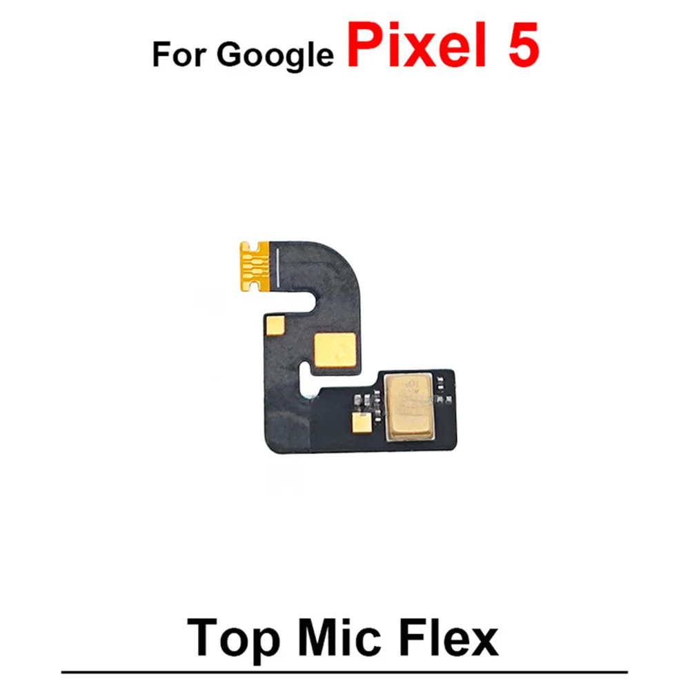 For Google Pixel 2 4XL 3XL 5 7 6 Bottom /Top Microphone Phone Flex Cable Replacement Parts Cell Phone Accessories