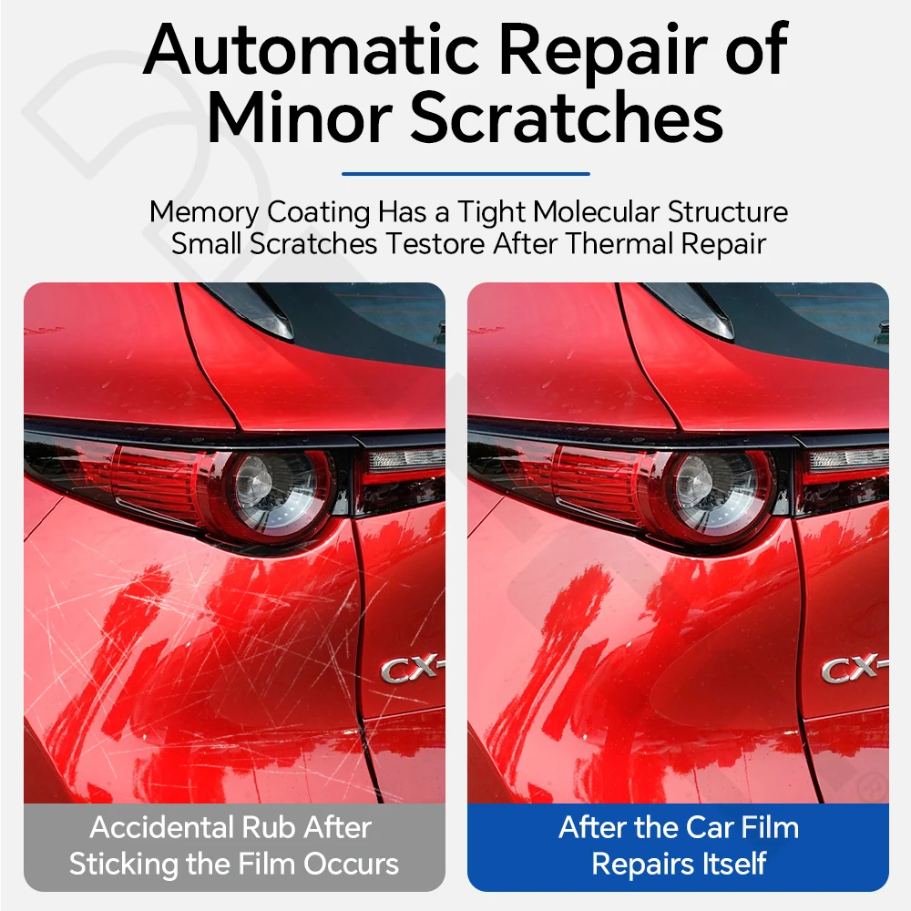 For Mazda CX30 CX-30 2020-2025 Paint Protection Film Self-Healing Bra PPF Body Sticker Accessories Anti-Scratch Resistant - Image 3