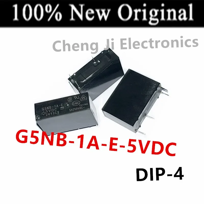 10PCS/Lot G5NB-1A-E-5VDC 、G5NB-1A-E-12VDC 、G5NB-1A-E-24VDC DIP-4 New original universal power relay G5NB-1A-E-12V
