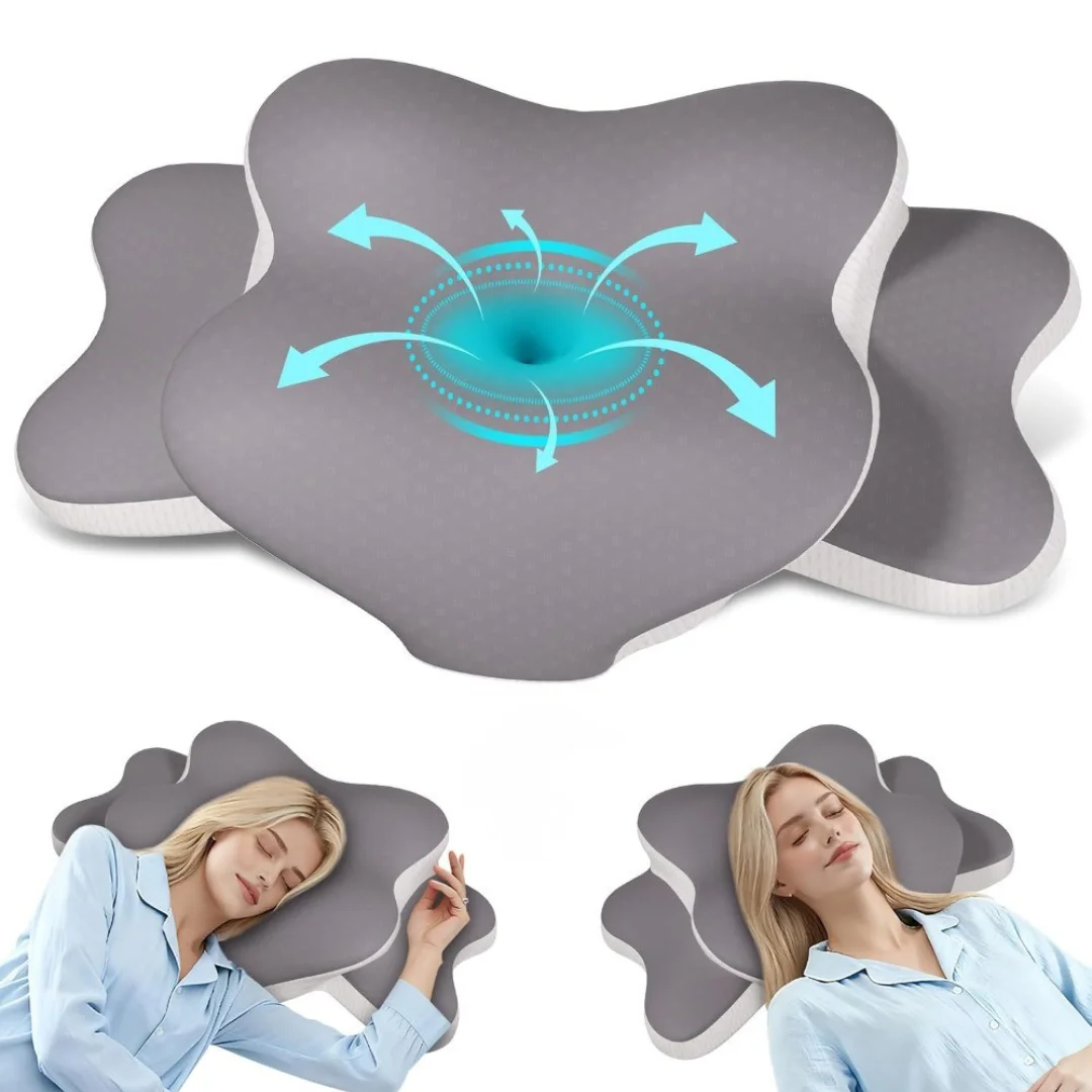Cervical Neck Pillow for Side Sleepers Ergonomic Contour Memory Foam Pillow, Contour Pillow, Gift for Christmas & Birthdays