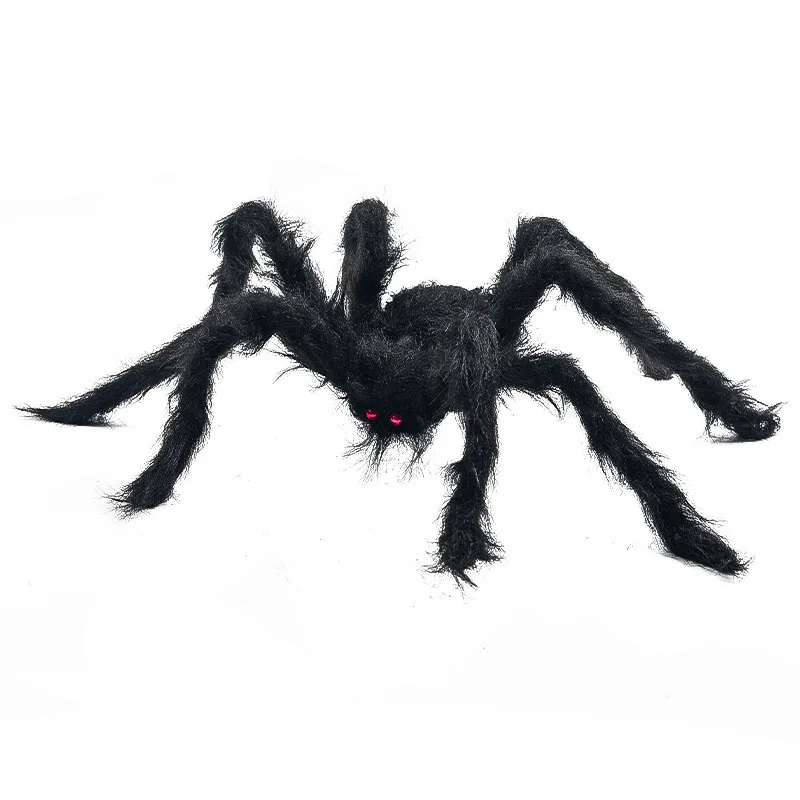 

Horror Plush Spider Decoration Halloween Party Haunted Outdoor Garden Chamber Prank Black Spider Decoration