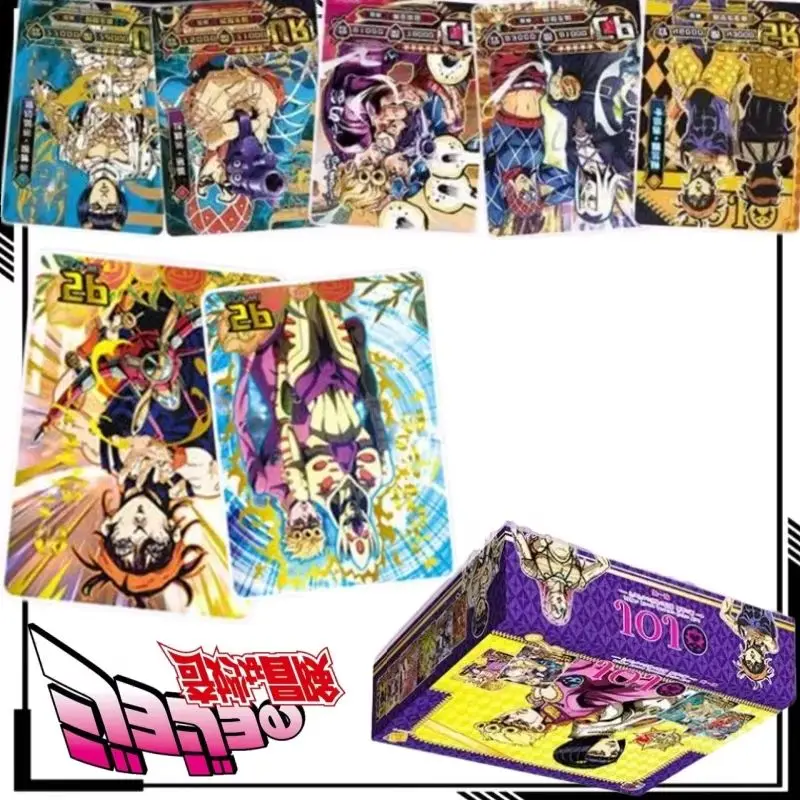 jojo's-bizarre-adventure-collectible-cards-cartoon-jotaro-kujo-cards-collection-display-anime-merchandise-holiday-gift-whole-box