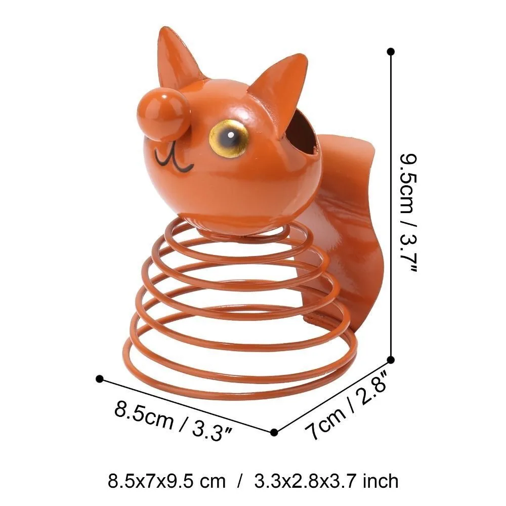 Creative Cartoon Painted Cat Storage Rack Iron Art Easy to Install Squirrel Glasses Frame Animal Decorative Rack Desktop