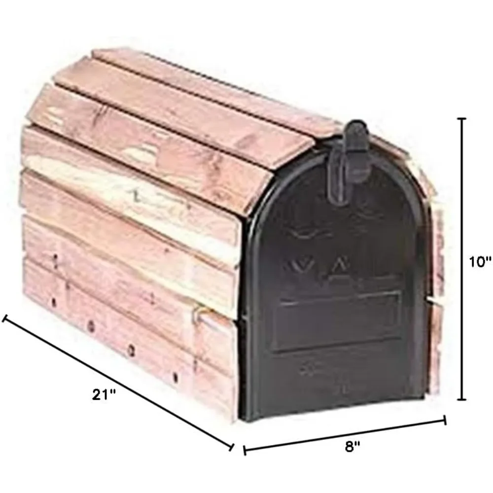 Real Cedar, Standard ThicknessCedar-Wrapped Mailbox - Different Cedar-Wrapped mailboxes
