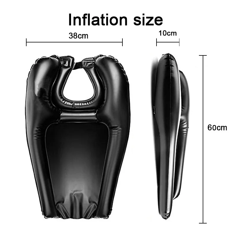 1pc Mobile Wash Sink Inflatable Salon Hair Portable Shampoo Basin Inflatable Shampoo Basin for Elderly Disabled Injured Pregnant