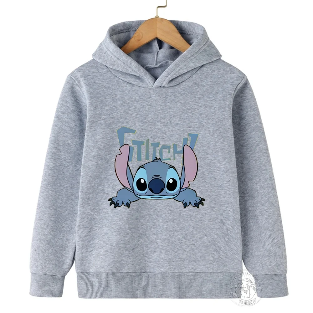 Disney Stitch children\'s sports sweater, street jacket, boys and girls shirt, outdoor sweater