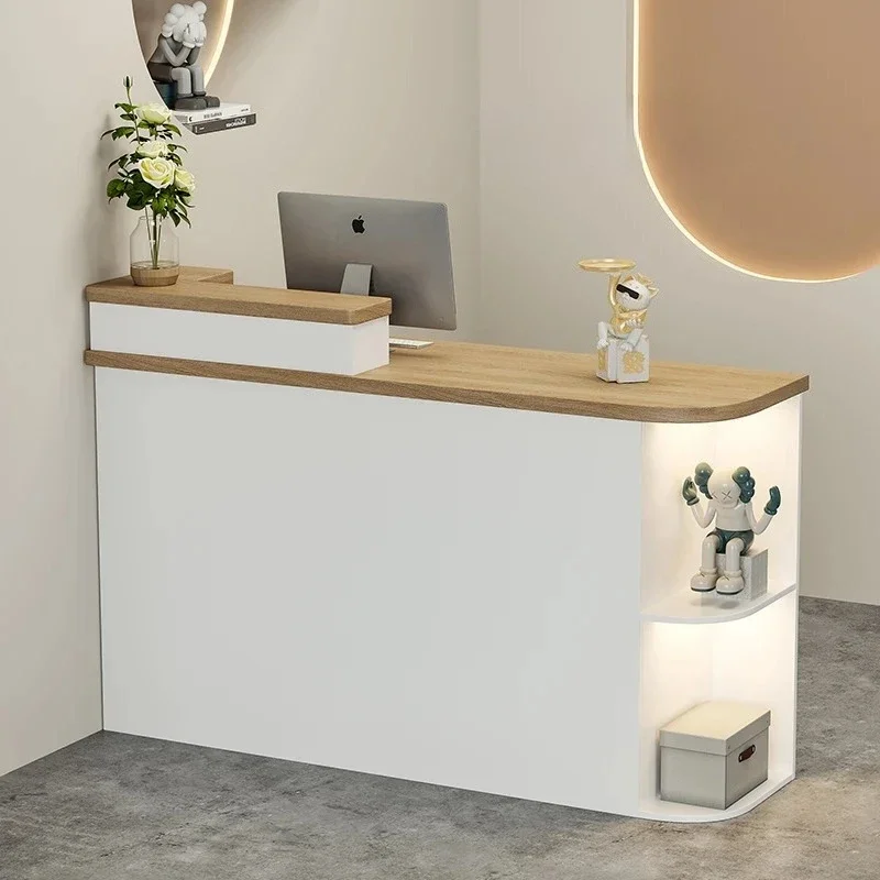 

Bar checkout page Shop Small clothing store Beauty salon Reception cashier table Premium sense