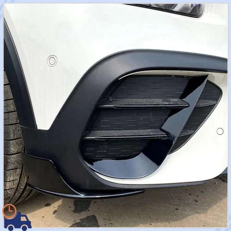 

AD05-Front Bumper Wrap Corner Front Wrap Corner Sticker Body Spoiler Car For Mercedes-Benz GLB Class X247 GLB200 GLB220 AMG