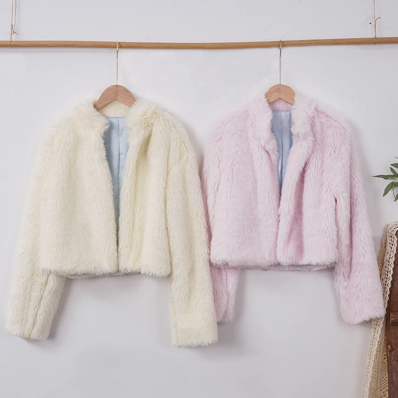 

Женское зимнее толстое теплое пальто из искусственного меха, модная роскошная вечерняя женская куртка, Новое поступление, женская одежда