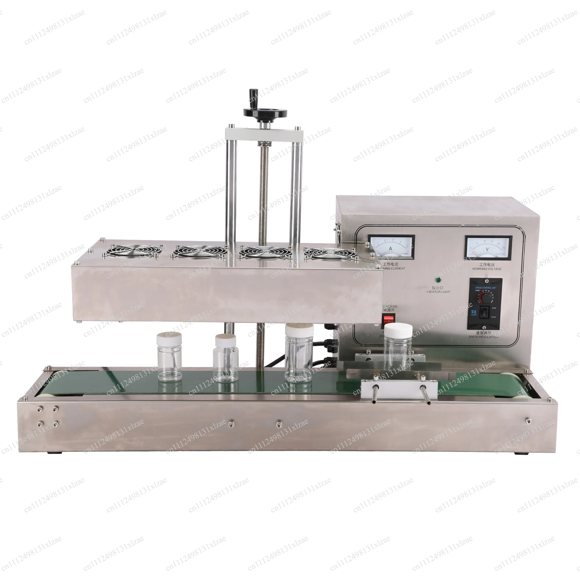 110V 220V Induction Bottle Sealer LX-6000 Cap Diameter 0.8-3.1 Inch Continuous Heat Sealing Machine for 80-300mm Bottles