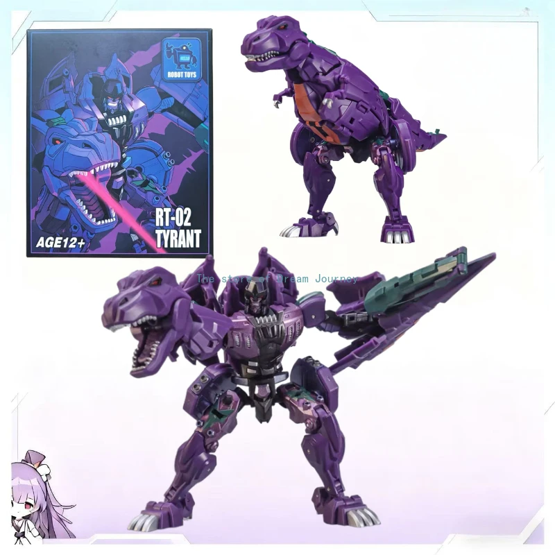 

В наличии RT02 Тираннозавр Рекс Тиран Репринт ROBOTtoys Малый масштаб Меха Трансформация Коллекция игрушек Подарок