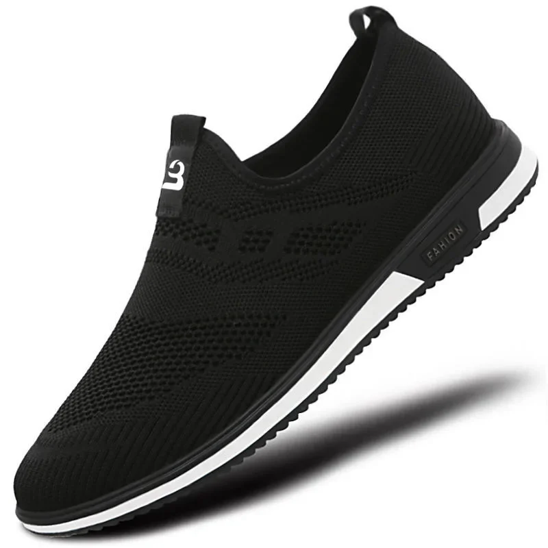 2023Sneakers Men Breathable Mesh Lightweight Casual Shoes Comfortable Soft Bottom Flats Slip on Men Shoes Zapatillas Hombre