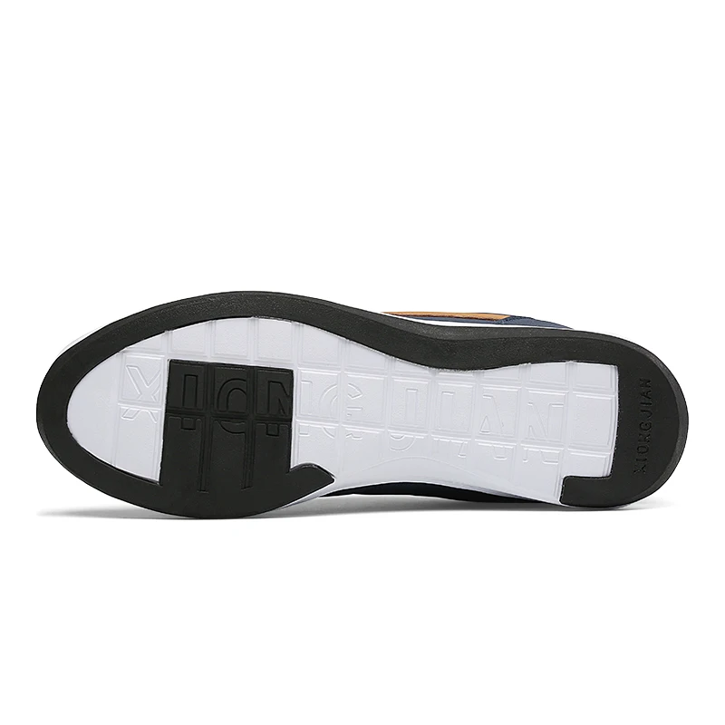 Zapatos deportivos de cuero para hombre, zapatillas antideslizantes, transpirables, informales, de verano, para niño adolescente, 2023