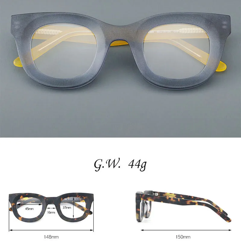 VCKA 2025 New Acetate Myopia Glasses Woman Retro Cat Eye Frames Anti Blue Light Prescription Custom Eyewear -0.5 TO -6.0