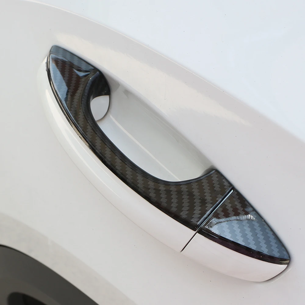 سيارة الخارجي غطاء مقبض الباب ل Volkswagen VW Troc T-roc 2017-2023 8 قطعة لاصقة تزيين الكسوة اكسسوارات التصميم