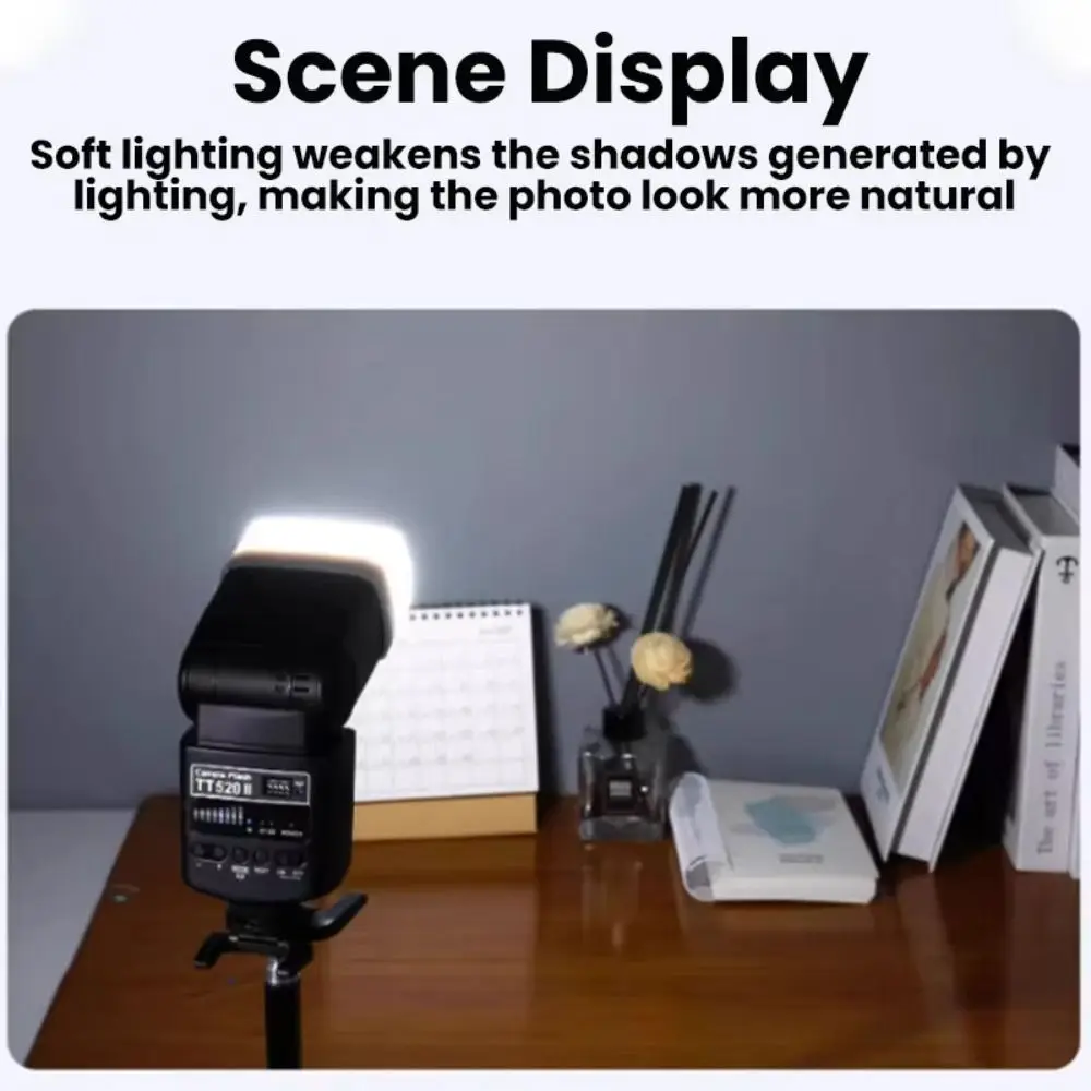 Immagine 5: Nuovo diffusore di luce a cupola Diffusore di flash con copertura morbida in silicone bianco