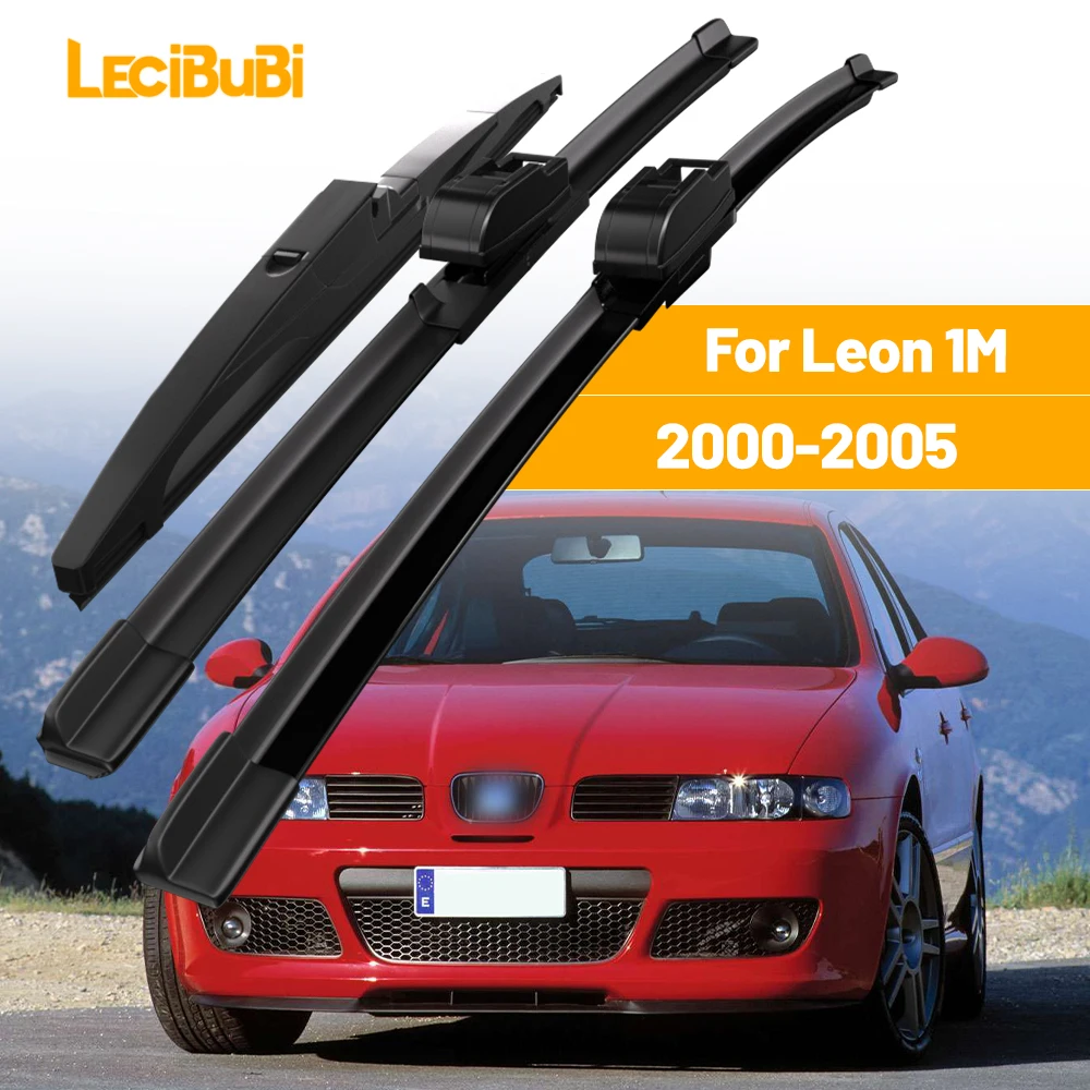 Für Seat Leon 1M 2000-2005 1set Vorne und Hinten Scheibenwischerblätter Scheibenwischer 2001 2002 2003 2004 Zubehör