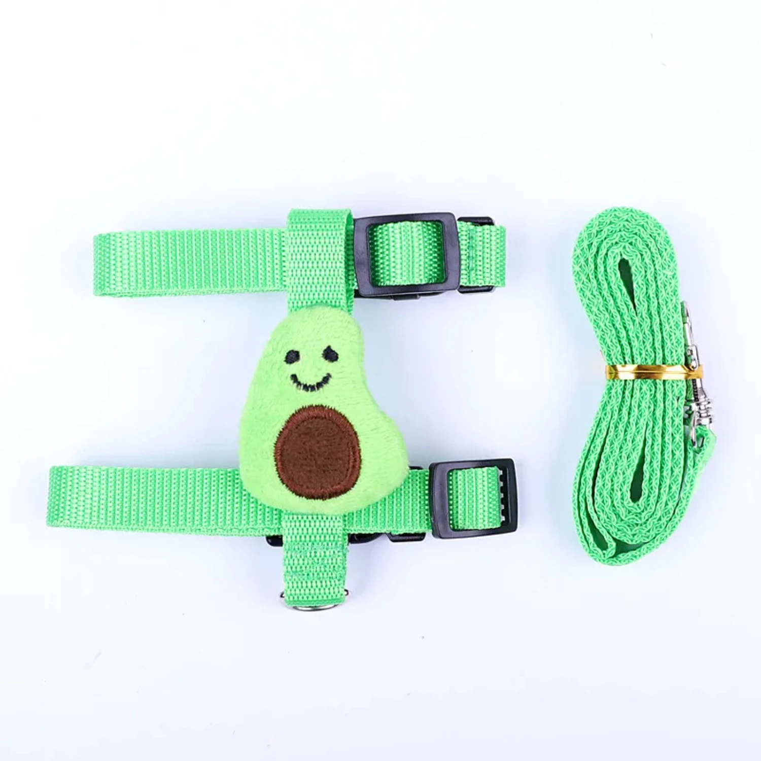 

1PC Cute Rabbit Adjustable Soft Harness With Safe Buckle Small Pet All Body Harness Leash Guinea Pig Walking Lead Rope