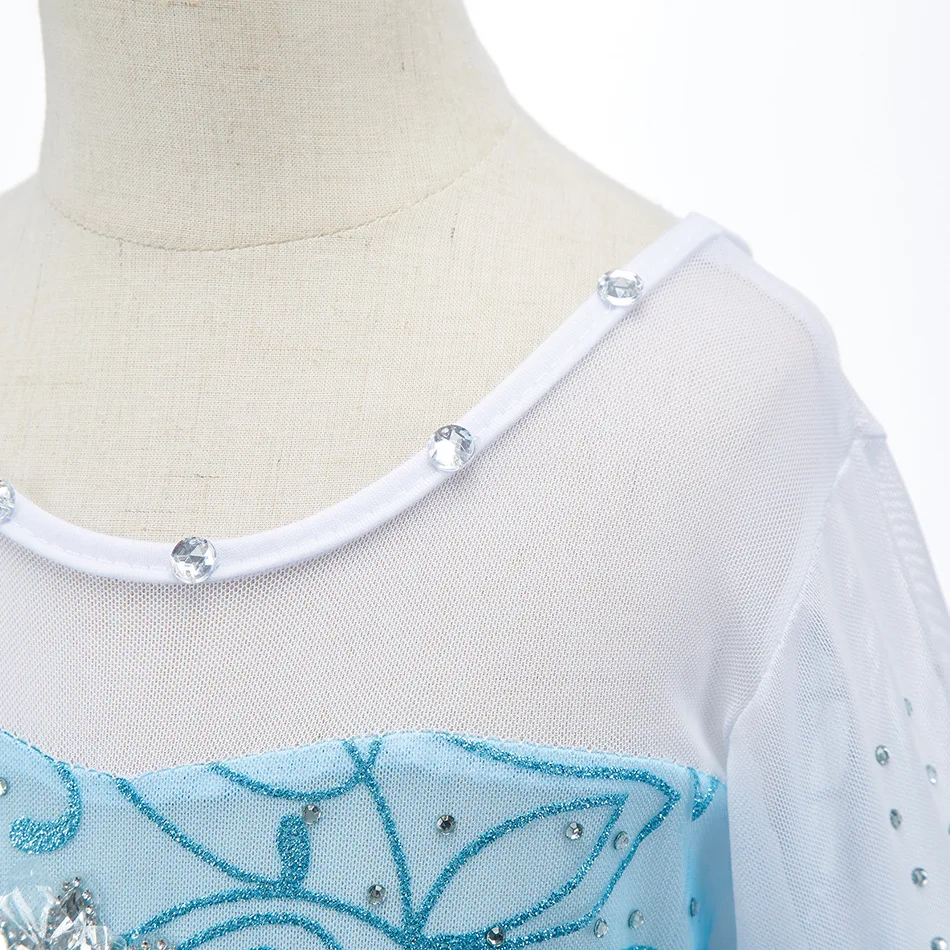 Disfraz de la reina de las nieves para niña, disfraz de Frozen, Elsa, Halloween, fiesta de carnaval, baile de graduación, ropa para niños, vestido