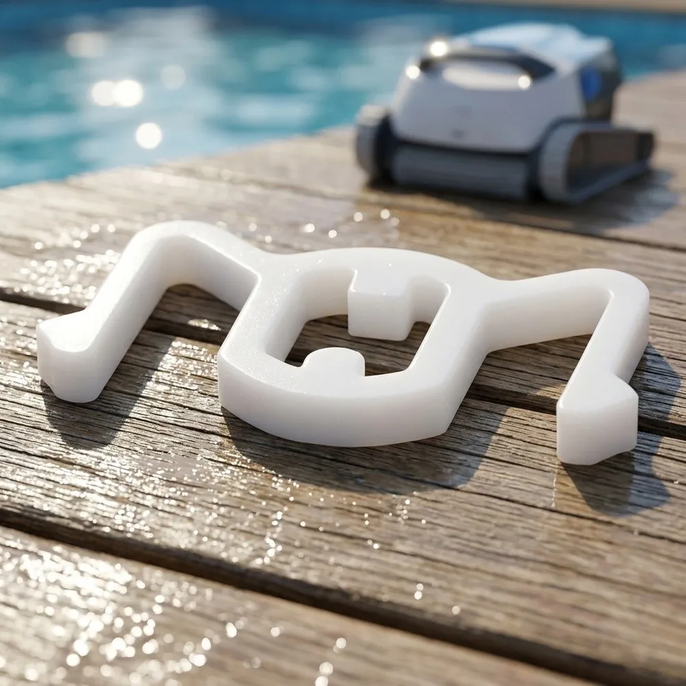 39-330069 Plastic Buckle Clip for Prox2 Pool Robot Replacement Part White Fastening Component Easy Installation