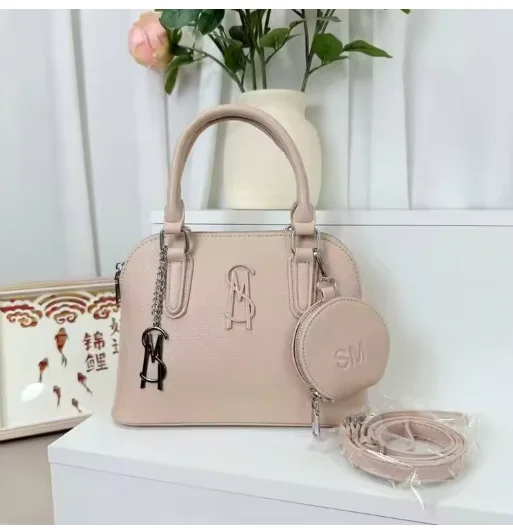 new Steve madden casual handbag, women's retro handbag, high-end fashionable single shoulder diagonal cross bag, shoulder bag,