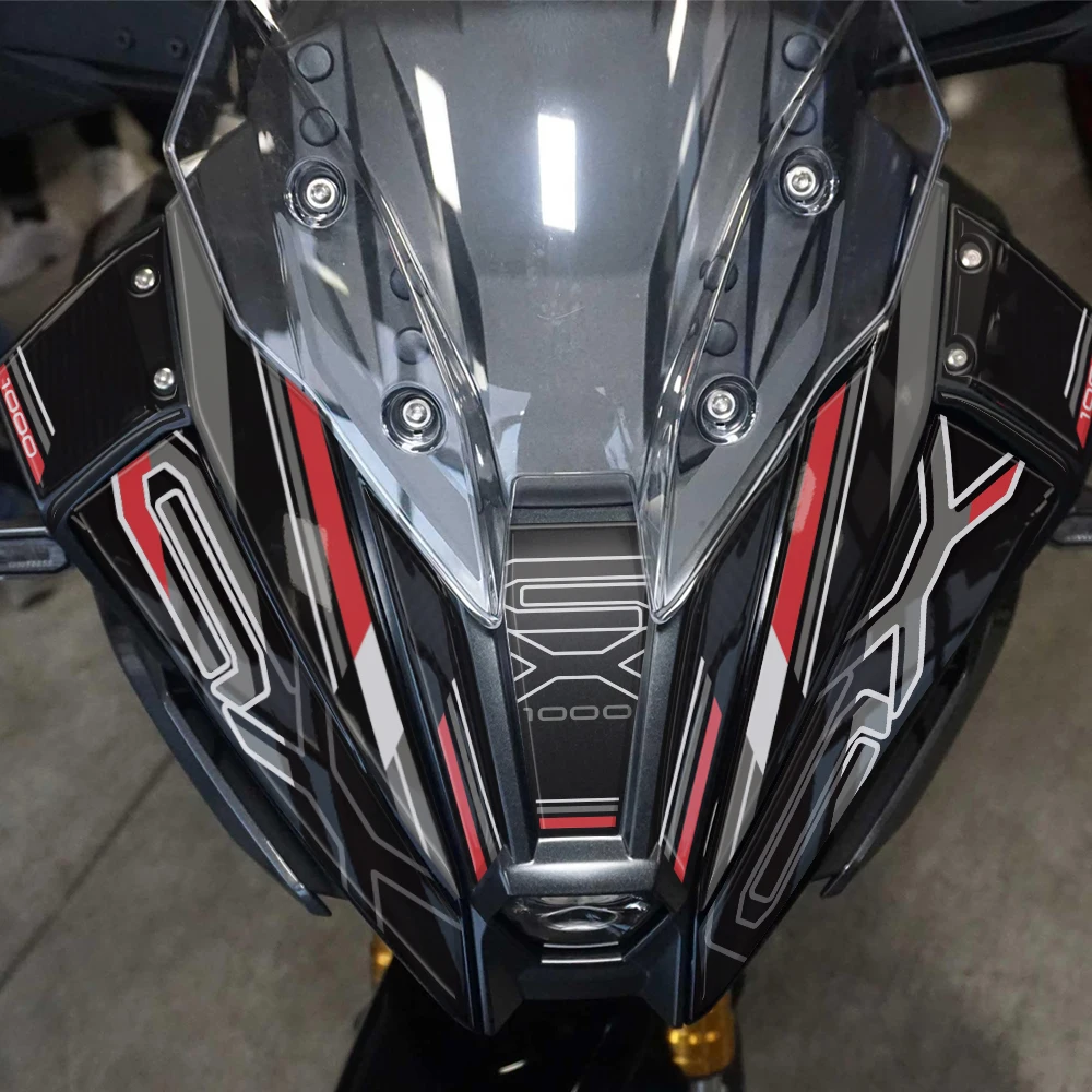 3D Gel Motorcycle Fairing Shell Full Car Sticker Decorate Decal For Suzuki GSX-S1000GX GSX S1000GX 2024 2025 Reflective Stickers