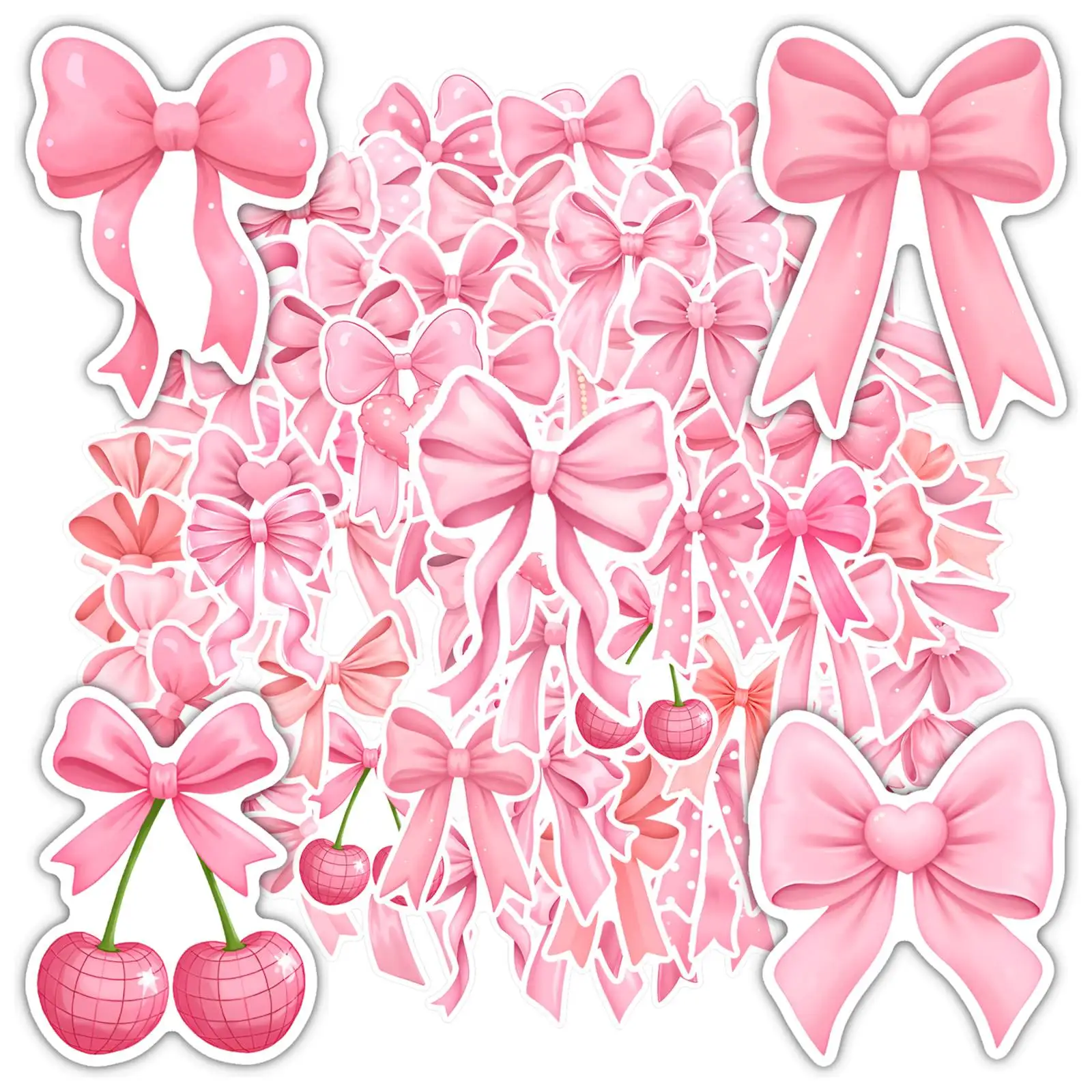 

35 шт.-50 шт. романтические элегантные наклейки, женственные розовые наклейки, забавные наклейки для DIY телефона, гитары, ноутбука, ноутбука