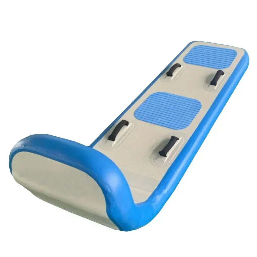 Newly Upgraded Outdoor Water Ski Game Equipment Sled Bottom Inflatable Sled Air Slide Ski With Handle