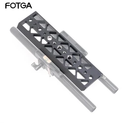 FOTGA Lightweight Dovetail Plate 5/8/10 Inch With 3/8 1/4 Screw Hole For Tilta Standard Bottom Plate Camera Tripod Mounting Plat