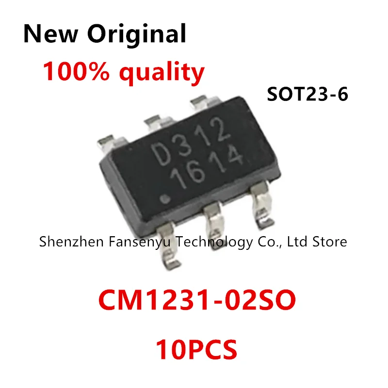 

(10piece)100% New CM1231-02SO D312 sot23-6 Chipset.