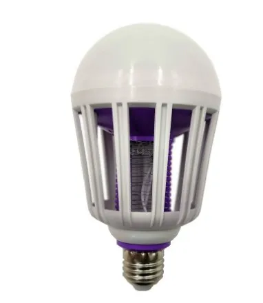 Bombilla Led E27/B22 15W antimosquitos, Exterminador de insectos, lámpara de luz matamoscas voladoras