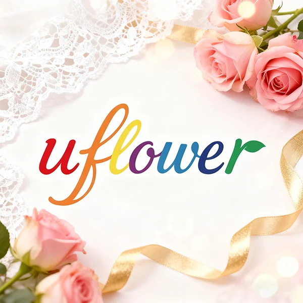 Uflower レッドバーガンディローズ 5Dフラワーウォール ウェディング