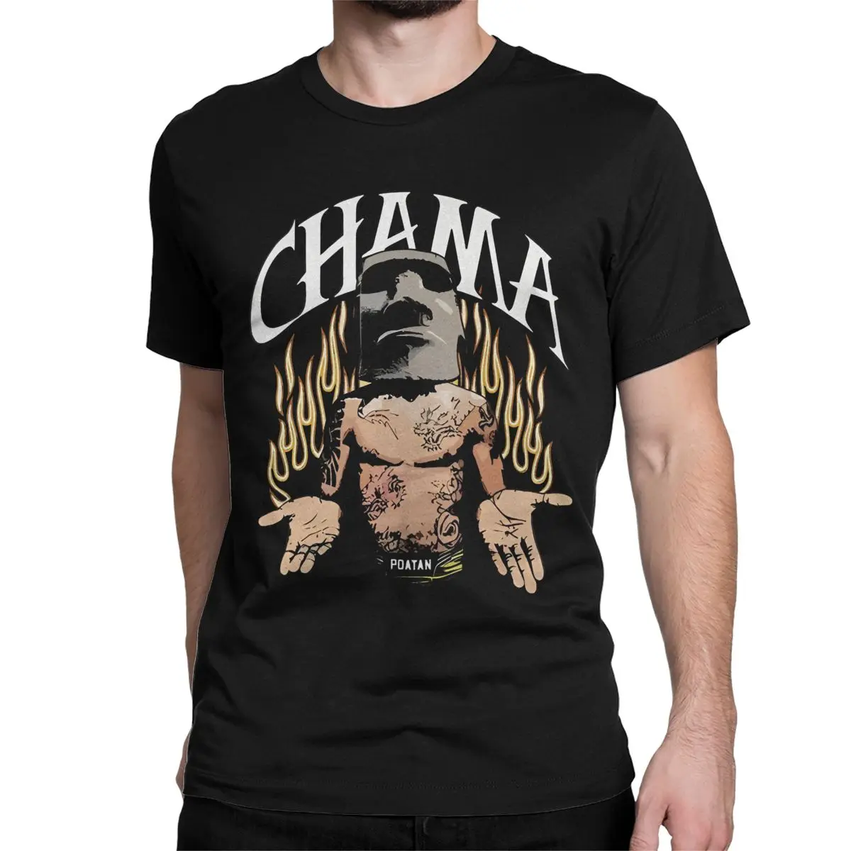 Chama Poatan Alex Pereira T Shirt Men Women Pure Cotton Funny T-Shirts Round Collar Tees Short Sleeve Tops Summer