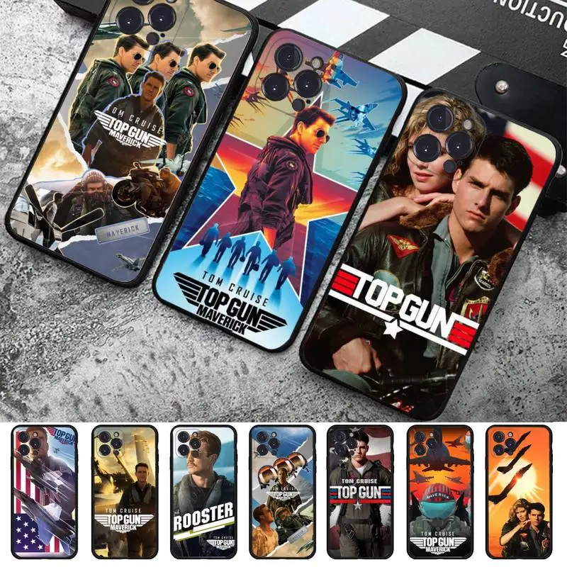 

MaiYaCa Top Gun Maverick Phone Case For iPhone 14 11 12 13 Mini Pro Max 8 7 6 6S Plus X SE 2020 XR XS Funda Case