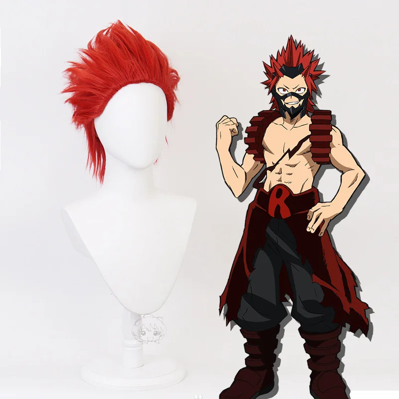 Anime Kirishima Eijiro  Cosplay Wig  Party Anime My Hero Academia  Cosplay Wigs Heat Resistant Synthetic Wigs