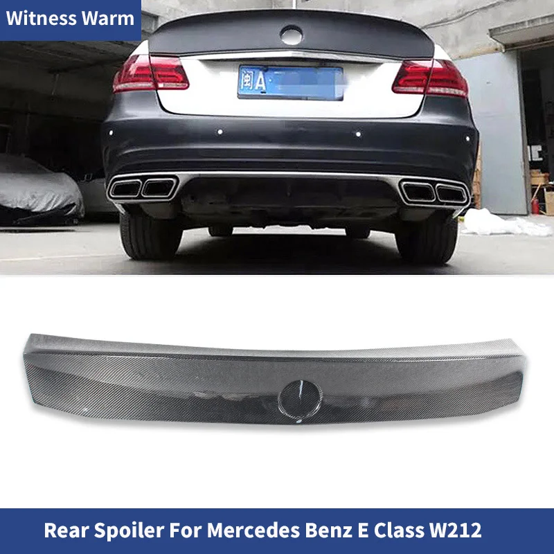 for Benz W212 Spoiler High Quality Carbon Fiber Car Rear Wing Spoiler for Benz W212 E300 E320 E260 Spoiler 2014-16