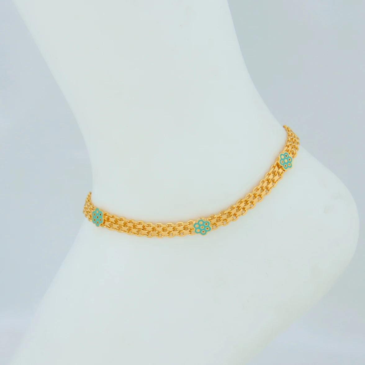 Arabische Mode Fußkettchen 21k Vergoldet Türkische Münzen Vintage Fußarmband Nigeria Islamischer Frauen Brautschmuck – Detail 22